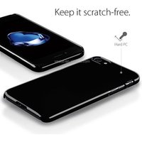 Factory new jet black pc cover case for iphone 6/S 7 plus