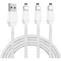 Nylon Braided Magnetic Fast USB Charging Cable for Iphone X 8 7 6 6s