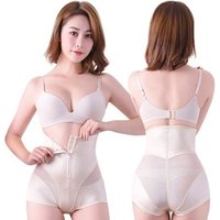 Hot selling ladies high waist girdle zipper close slimming women shapewear panties postpartumn women shaper
