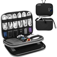 Electronic travel gadget organizer carry case gadget bag organizer travel bag electronic accessories organizer