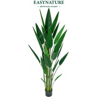 Direct-Sale PEVA 1.6m 5.2ft Ornament Bonsai Plastic Faux Strelitzia Reginae Tree, chinese artificial plant