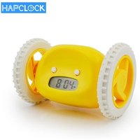 LED Digital Display Runway Alarm Clock Lazy Escape Moving Alarm Clock