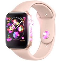 Smartwatch 2019 New Arrival IWO 8 MTK2502C Red Round Button 44MM Series 4 Reloj Deportivo Hombre