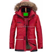 Winter Down Coat Fur Hood