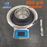 CENHOT Round Korean Wire Touch BBQ Grill Hot Pot