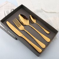 4 Piece Stainless Steel Cutlery Set Gift Box