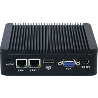 Hot sale sample fanless mini computer Intel J1900 quad core dual lan 2 COM 4 USB desktop pc for windows 10