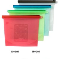 BHD strong sealing reusable silicone food storage bag keep food fresh