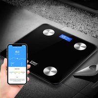 2019 alibaba hot sale zhejiang jinhua OEM bluetooth body fat scale smart bathroom four sensors digital weight analyzer scale
