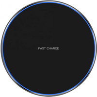 Fast charge fully compatible QC3.0 aluminum alloy super-thin 10W wireless mobile phone charger stand car charger