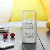unique tea kettles logo custom Milk tea glass