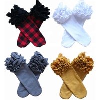 Cotton Ruffle Winter Socks