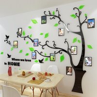 high quality 3d acrylic photo frame memory tree decoration living room sofa restaurant 3D wall stickers decor
