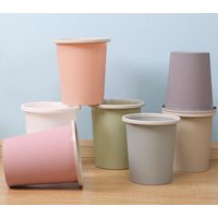 CHIEFHAND chinese cheaper Wholesale colorful Household PP plastic trash can in round bin with ring for trash