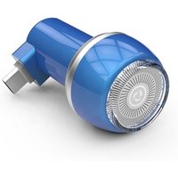 Portable Mini Magnetic Suction Phone Electric Shaver Razor Travel Shaver Razor Suitable with OTG No Need Charger