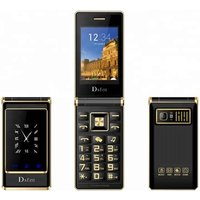 A15 2676 GSM quad band dual sim telefone support FM Radio MP3 MP4 QQ Wechat Flip mobile phone with 3.0 inch touch screen camera