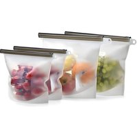 BPA-Free Reusable Silicone Food Storage Bag, 1500ml