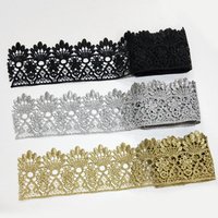 Elegant Crown Shape Guipure Lace Trim