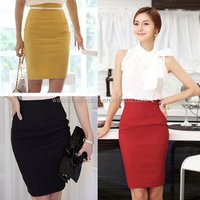 High Waist Hip Pencil Skirt