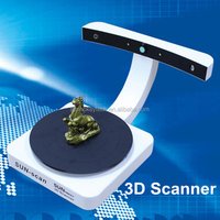 Sunhokey Mini 3D Scanner Scanning Glass/Ceramic/Rubber Waxwork/Module Sun-Scan Blue Light 3D Printer Scanner
