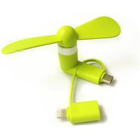 3 in 1 USB Type C 8 pin mini mobile phone fan for android phone