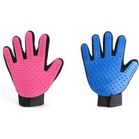 Dogs and Cats Deshedding Hair Brush Glove, Pet Grooming Glove, Pet Grooming Brush Tool