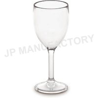 New Technology Products Colored Thick Stem Short Tulip Shaped plastic Wine Glass