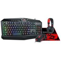 Redragon S101-BA Backlit Gaming Mouse Headset With Microphone Combo Keyboard And Mouse Set