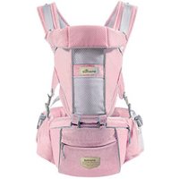 SUNVENO Baby Carrier Sling Breathable Ergonomic Baby Hipseat Kangaroo Carrier Backpack for Newborn Infant Toddler