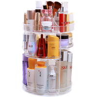 Adjustable 360 Rotating Acrylic Makeup Organiser Caddy