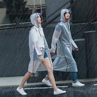 Amazon Top Seller 2019 Wholesale Clear Transparent Plastic PVC Handbag Women Raincoat Jacket Poncho Waterproof Rain coat