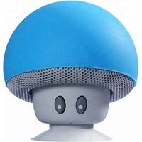 Ornaments mini speaker portable Wireless Speaker Cute Mushroom BT Speaker With Sucker Cup For Phones For Ipods