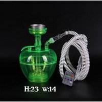 Portable LED Acrylic Hookah Shisha Cup Apple Design