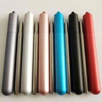 Telescopic Stainless Steel Straws Reusable Collapsible 304 Stainless Steel Drinking Straw with Metal case and Cleaning Brush