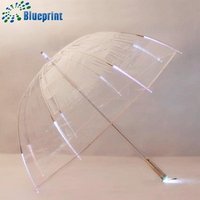 25 inch Clear LED Dome Bubble Umbrella
