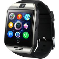 Hotsale Bluetooth Camera Smart Watch with Facebook Whatsapp Twitter Sync SMS Q18 Support SIM TF Card For IOS Android Smartwatch