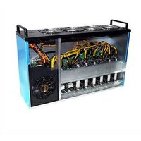 Cryptocurrency miner machine ETH Zcash 8 GPU rig mining machine GTX 1080 Graphic Video Card Ethereum Mining Rig