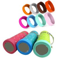 7cm silicone protective cover cap cup bumpers bottom sleeve for water bottle, 20~30oz tumblers