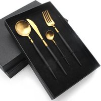 Stainless Steel Cutlery Set with Spoon, Fork & Knife