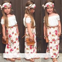 Flower Party Lace Long Dress