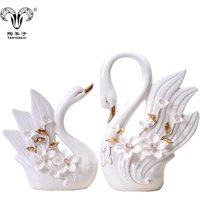 OEM ceramic swan china home decor wholesale,showpieces for home decoration pieces,show pieces for home decoration accessories