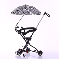 Simple Style Carry baby Easily Kids Foldable Baby Carriage Stroller Toy / Travel System And Lightweight Baby Stroller Pram