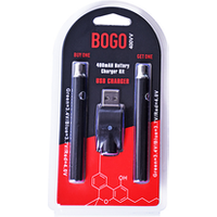 PhazerTech TOP QUALITY BOGO VV Voltage Variable 400mAh CBD Vape Pen Preheat Battery