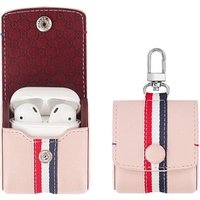 2019 Hot selling Shenzhen Factory Air Pods Wireless Earphones PU Leather Case for Apple Airpod