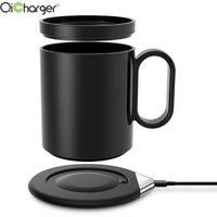 2019 latest 18W automatically coffee mug warmer wireless charger for mobile phone