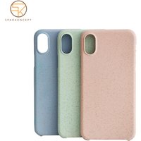 OEM wholesale mobile accessories shockproof degradable material smart cell phone case for iphone X