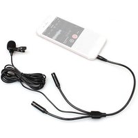 Free shipping Hot sale Professional record audio wired lavalier lapel condenser microphone