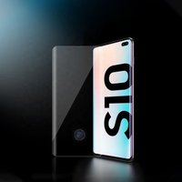 Fingerprint unlock S10 New Nano liquid glass clear screen protector for Samsung plus