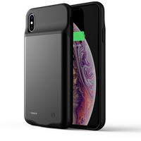 Portable 18650 High Quality Smart Back Up Power Bank Phone case Battery Powerbank case for iPhone 6 7 8 X Xs Max Plus