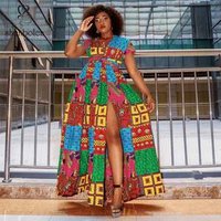 African Print Maxi Infinity Dress